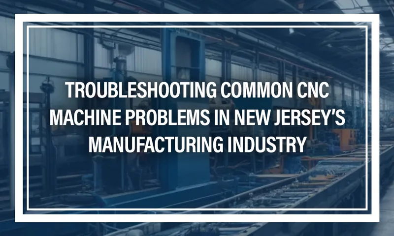 Troubleshooting Common CNC Machine Problems in New Jersey’s Manufacturing Industry